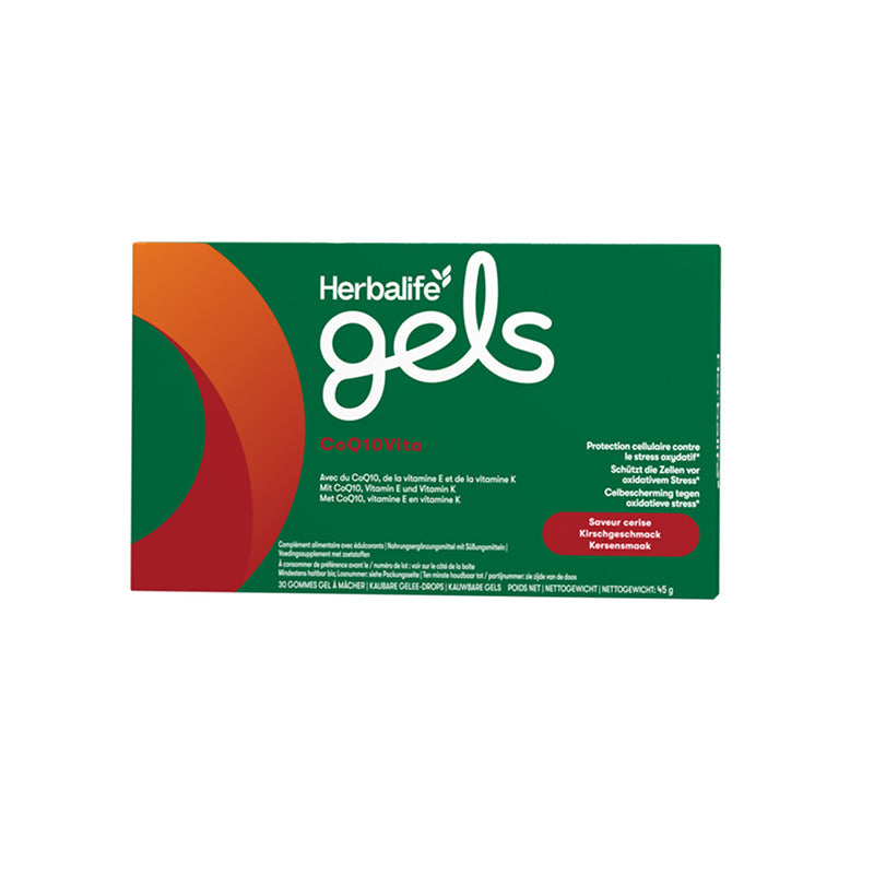 Herbalife Gels CoQ10Vita Cherry 30 gocce di gelatina masticabili